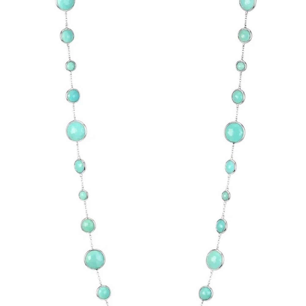Ippolita Silver 925 Necklace Turquoise 36”
